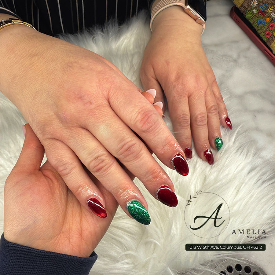 Winter Nails at Amelia Nail Spa